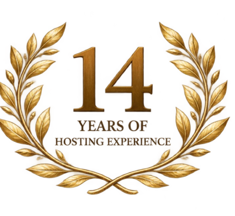 14 years of hosting experience